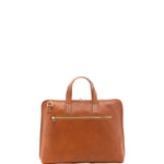 Borsa a mano unisex in vera pelle 100% cotone 4453-MIELE Alessia Firenze