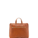 Borsa a mano unisex in vera pelle 100% cotone 4453-MIELE Alessia Firenze