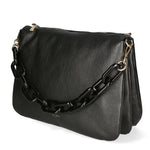 Borsa a tracolla da donna Vera pelle MYB-8019-FW-D28 NERO My Best Bag