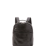 Zaino unisex in vera pelle Made in Italy 100% cotone 4048-NERO Alessia Firenze