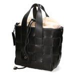 Borsa a mano da donna Vera pelle MYB-7055-SS-NERO+BEIGE My Best Bag