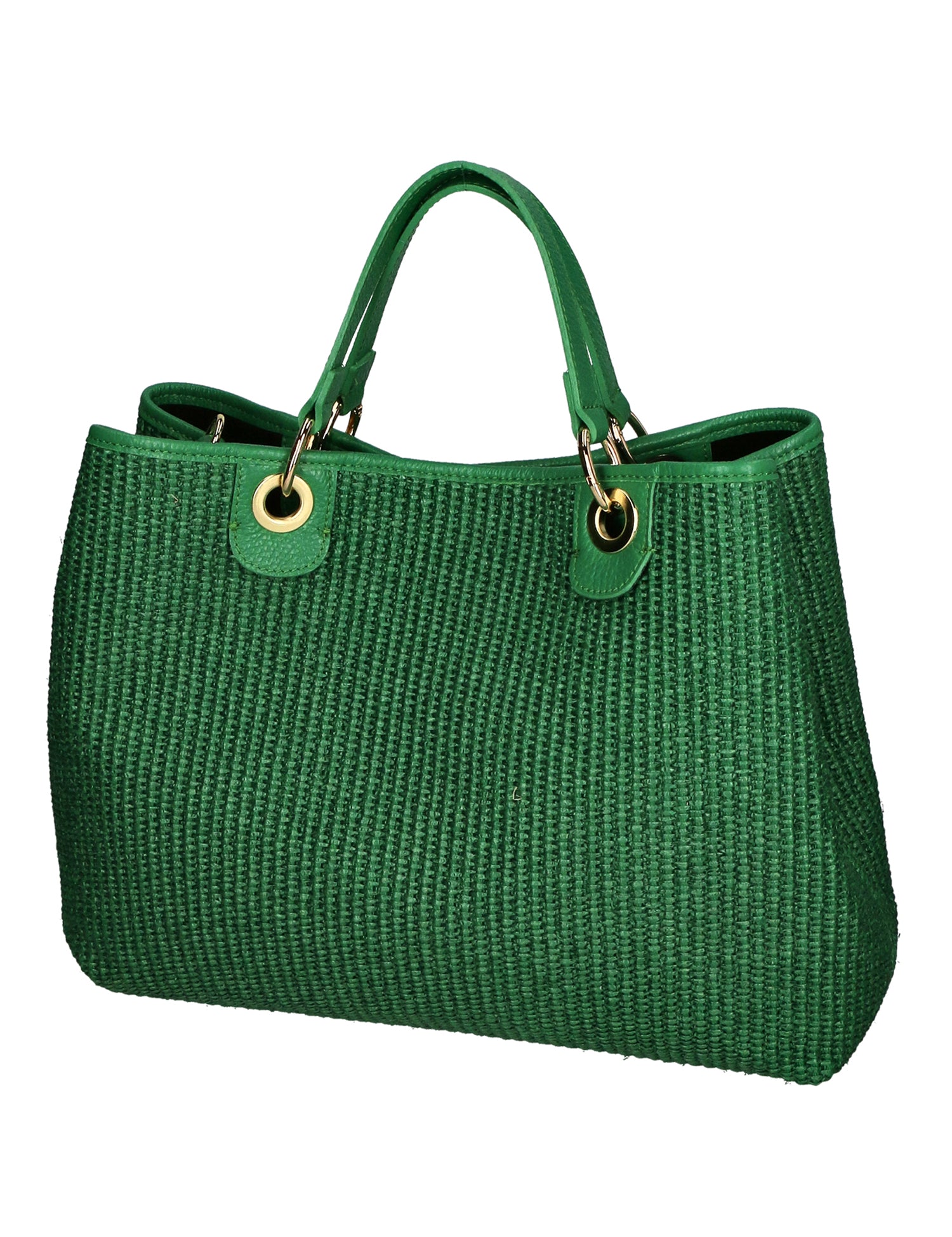Borsa a mano da donna Paglia & Pelle MYB-05168-SS-529+D47 VERDE MELA My Best Bag