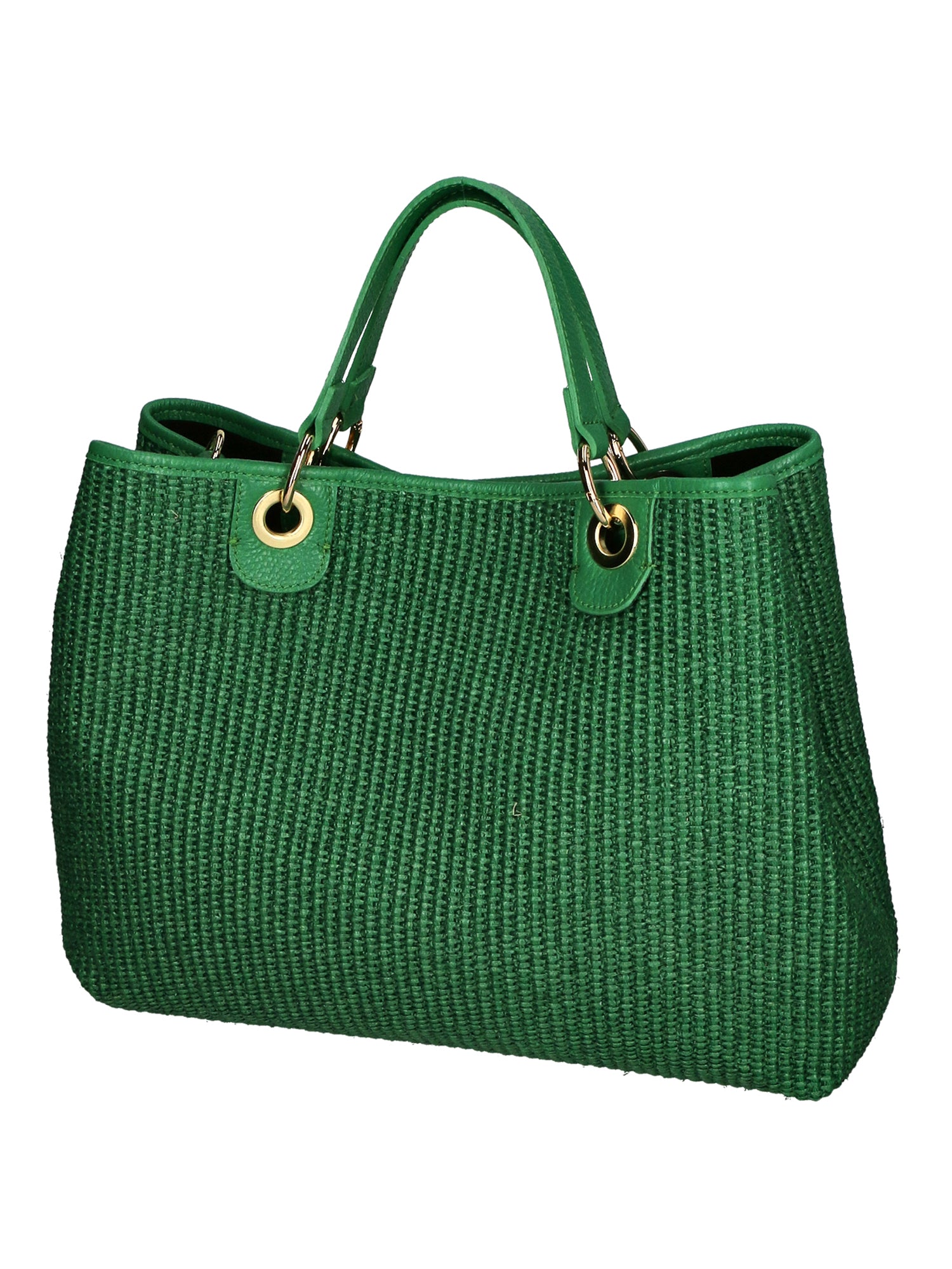Borsa a mano da donna Paglia & Pelle MYB-05168-SS-529+D47 VERDE MELA My Best Bag