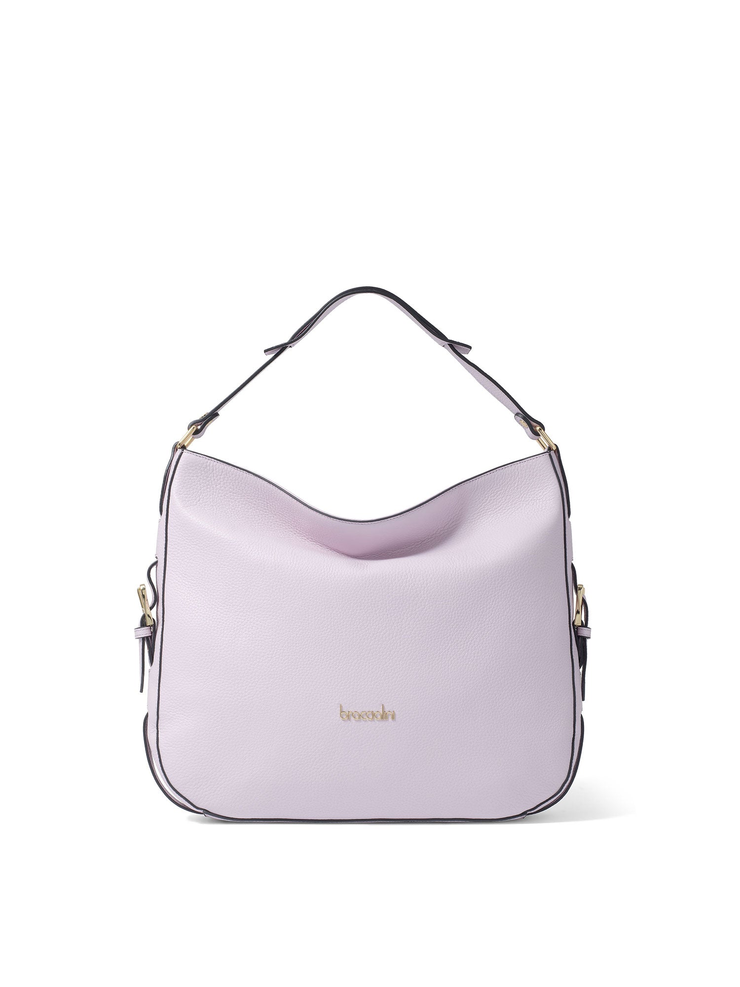 Elora Plus Borsa a spalla da donna Vera pelle B16952-LILLA Braccialini