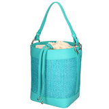 Borsa a secchiello da donna Misto pelle e tessuto MYB-05165-SS-179+S31 TIFFANY My Best Bag