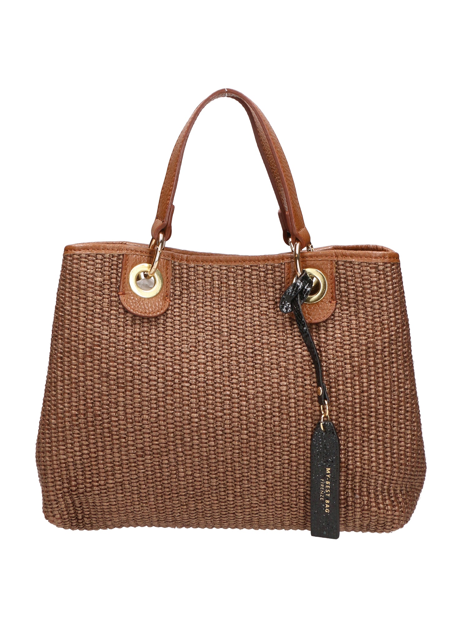Borsa a mano da donna Paglia & Pelle MYB-05167-SS-25+D19 CUOIO SCURO My Best Bag