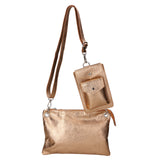 Ifigenia Borsa a tracolla da donna Vera pelle 05932-DL7 ORO ANTICO Gave Lux