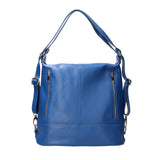 Borsa a spalla convertibile in zaino Anjelica da donna In Vera pelle Made in Italy 33x31x12 cm