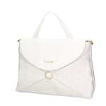 Edera Ultra Borsa a mano da donna 100% pelle B17202-BIANCO Braccialini