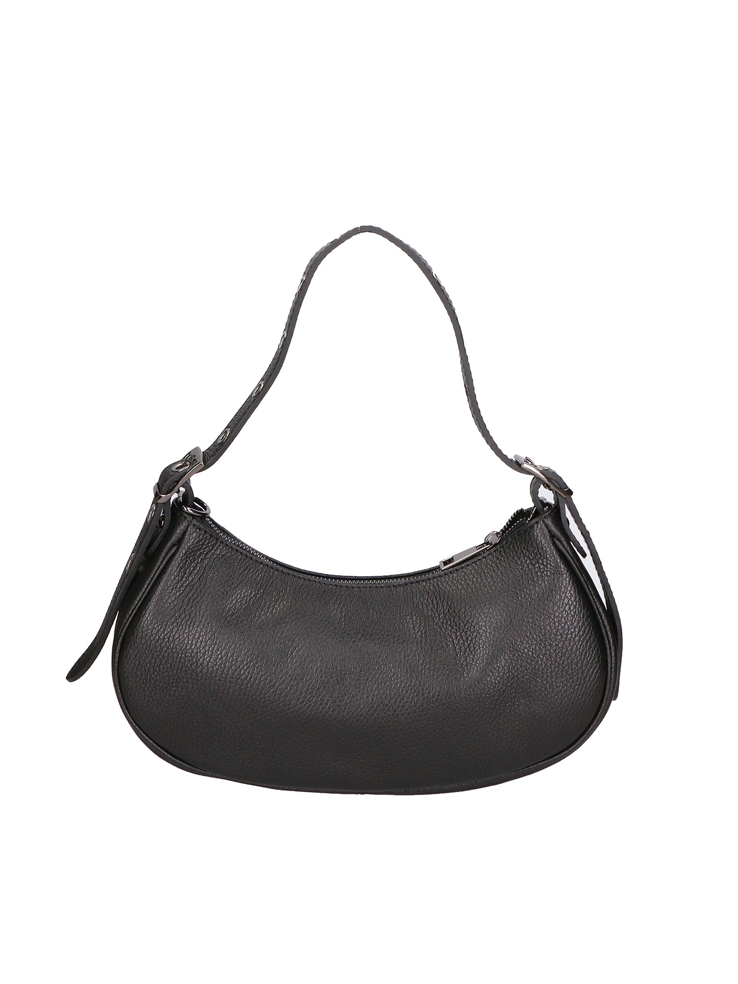 Loredana Borsa a spalla da donna Vera pelle 06548-NERO Gave Lux