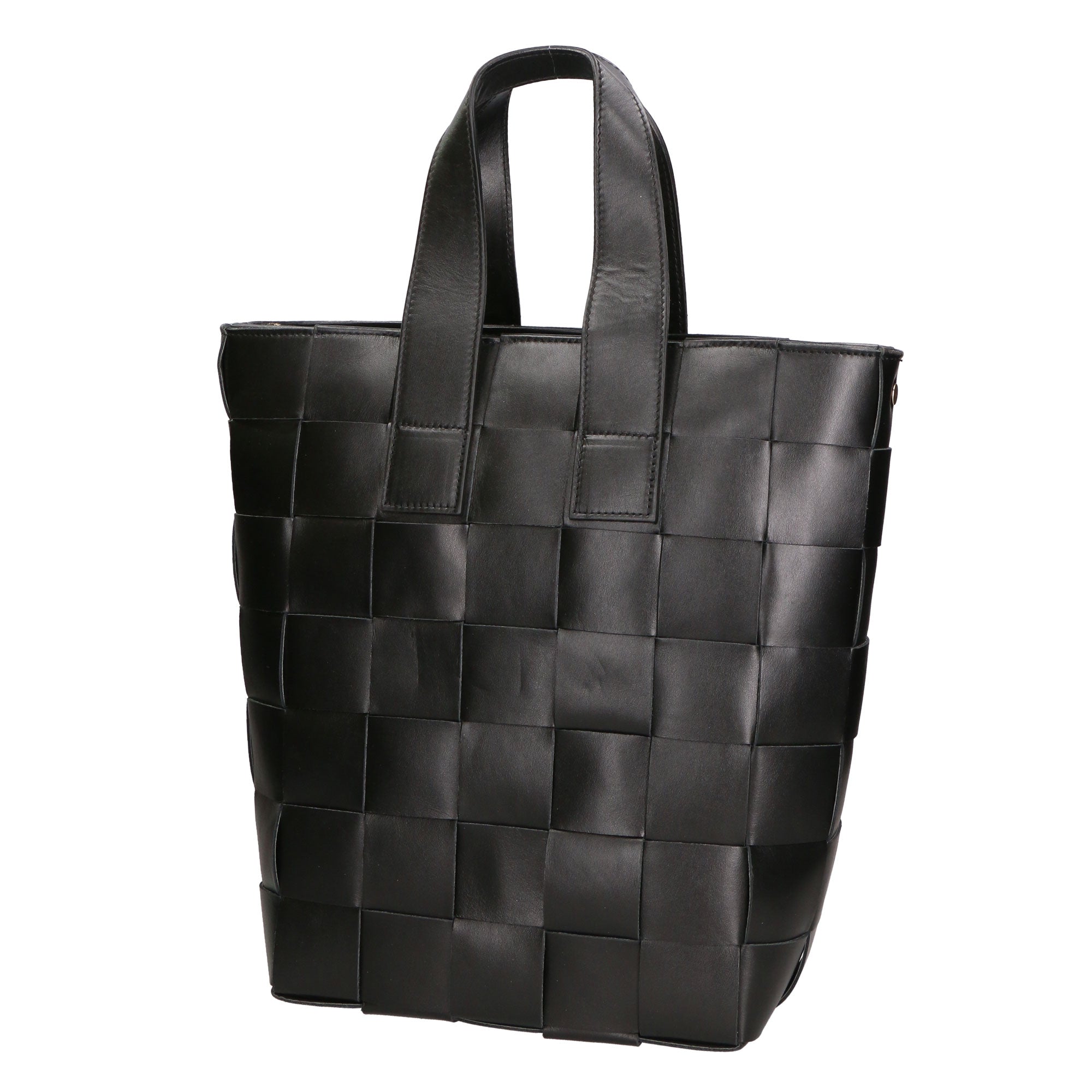 Borsa a mano da donna 100% pelle MYB-6026-FW-0000 NERO My Best Bag