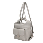 Kesha Borsa a spalla da donna Vera pelle 3301-GRIGIO Gave Lux