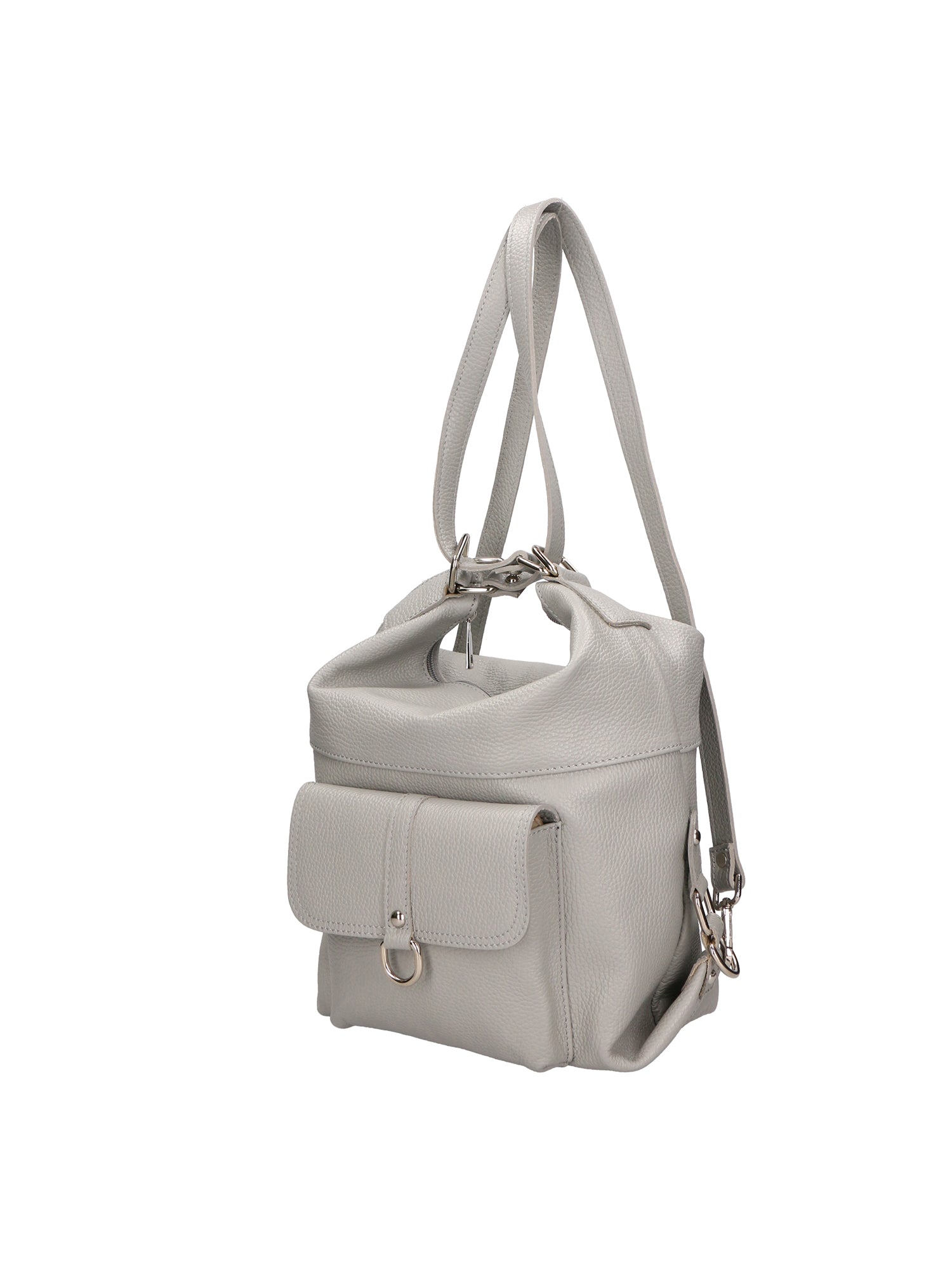 Kesha Borsa a spalla da donna Vera pelle 3301-GRIGIO Gave Lux