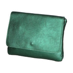 Angelica Pochette da donna Vera pelle 05413-L016 VERDE SCURO Gave Lux