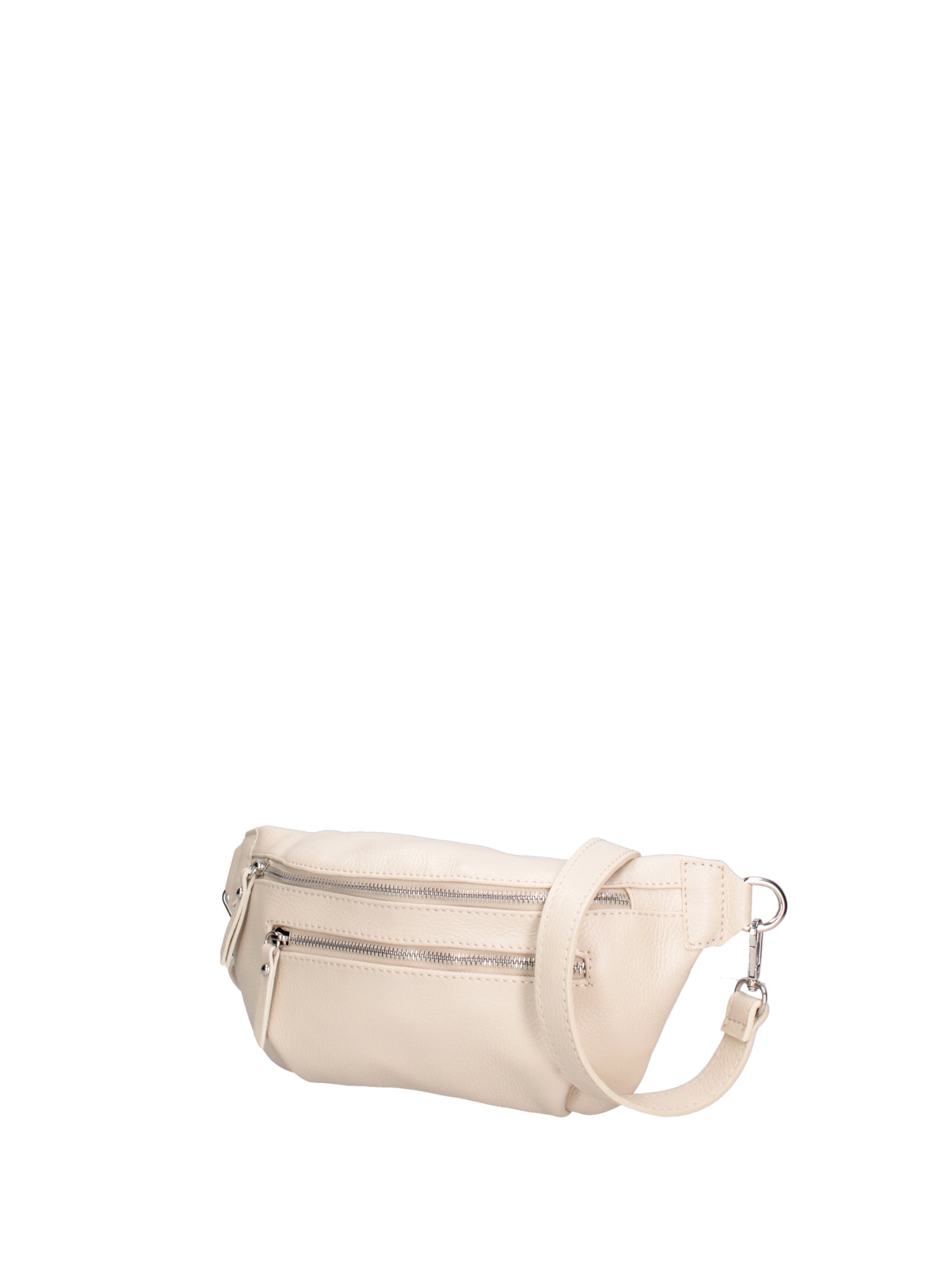 Marsupio da donna in vera pelle 100% pelle 07240-D37 LATTE Roberta Rossi