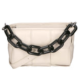 Aida Borsa a mano da donna Vera pelle 04722-D37 LATTE MILK Gave Lux