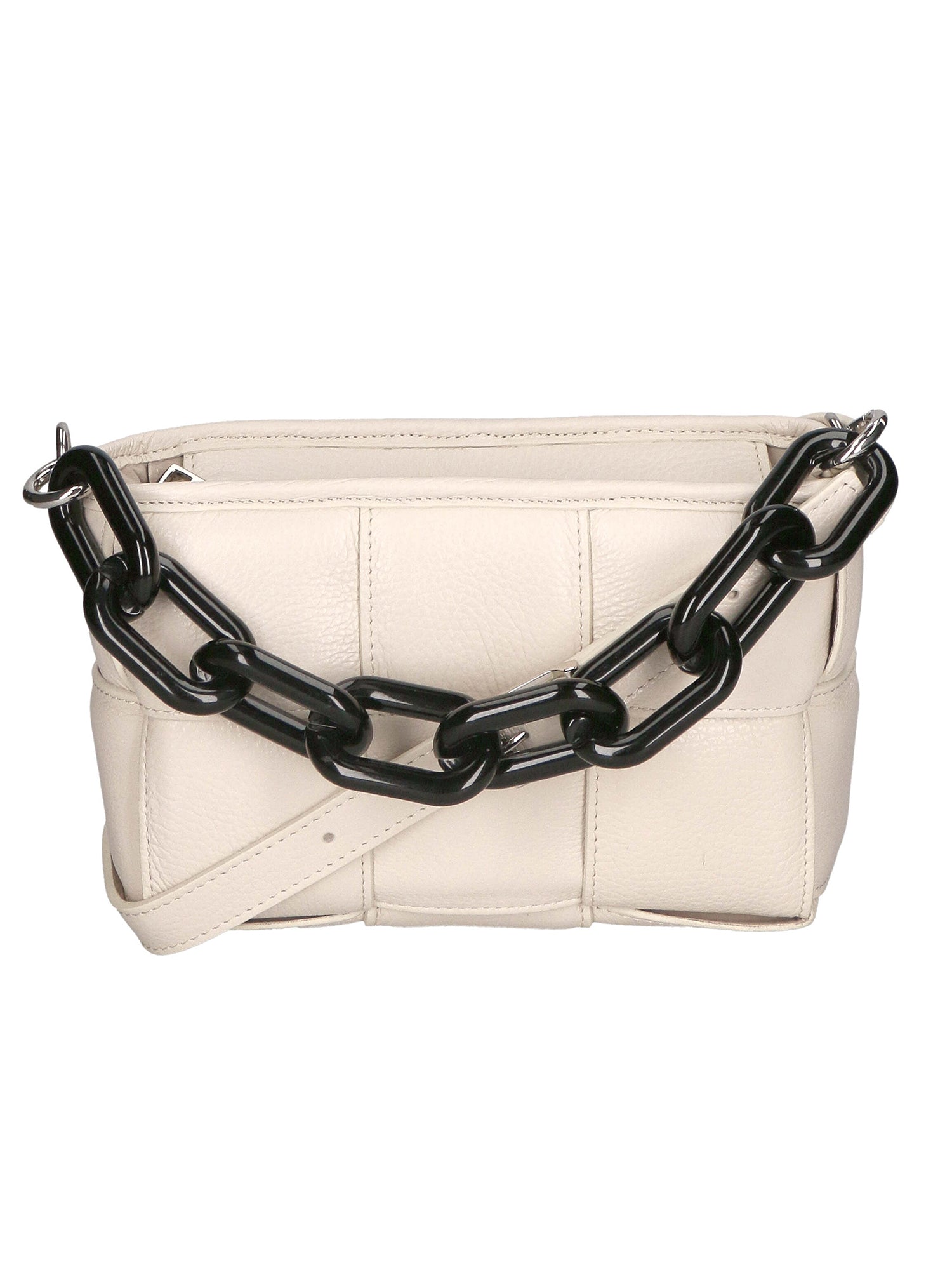 Aida Borsa a mano da donna Vera pelle 04722-D37 LATTE MILK Gave Lux