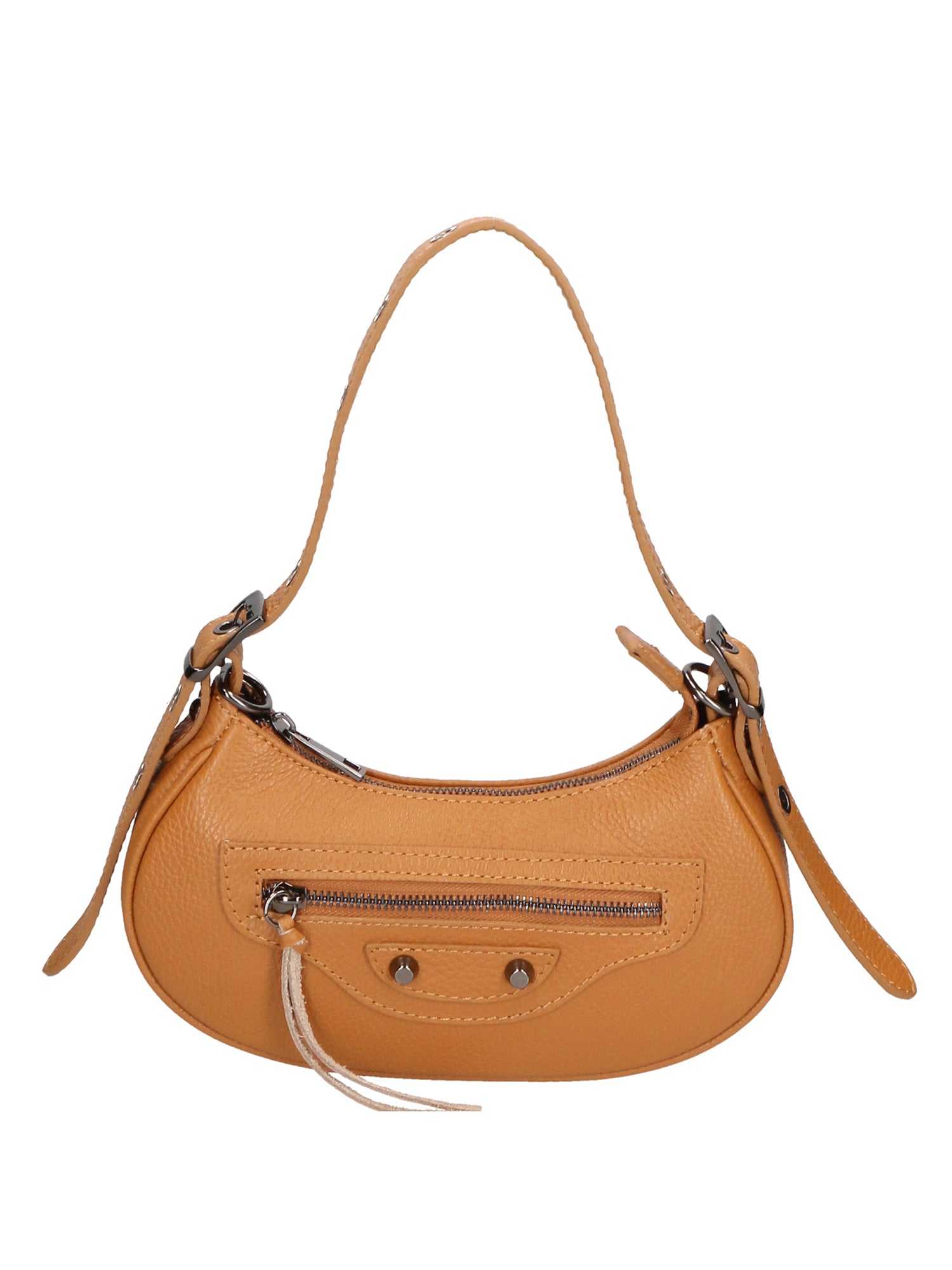 Galatea Borsa a spalla da donna Vera pelle 05708-D44 CUOIO COGNAC Gave Lux
