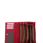 Portafoglio in Pelle Vegana Rosso