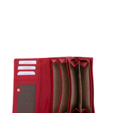 Portafoglio in Pelle Vegana Rosso