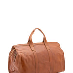 Borsa da viaggio unisex in vera pelle 100% cotone 4091-MIELE Alessia Firenze