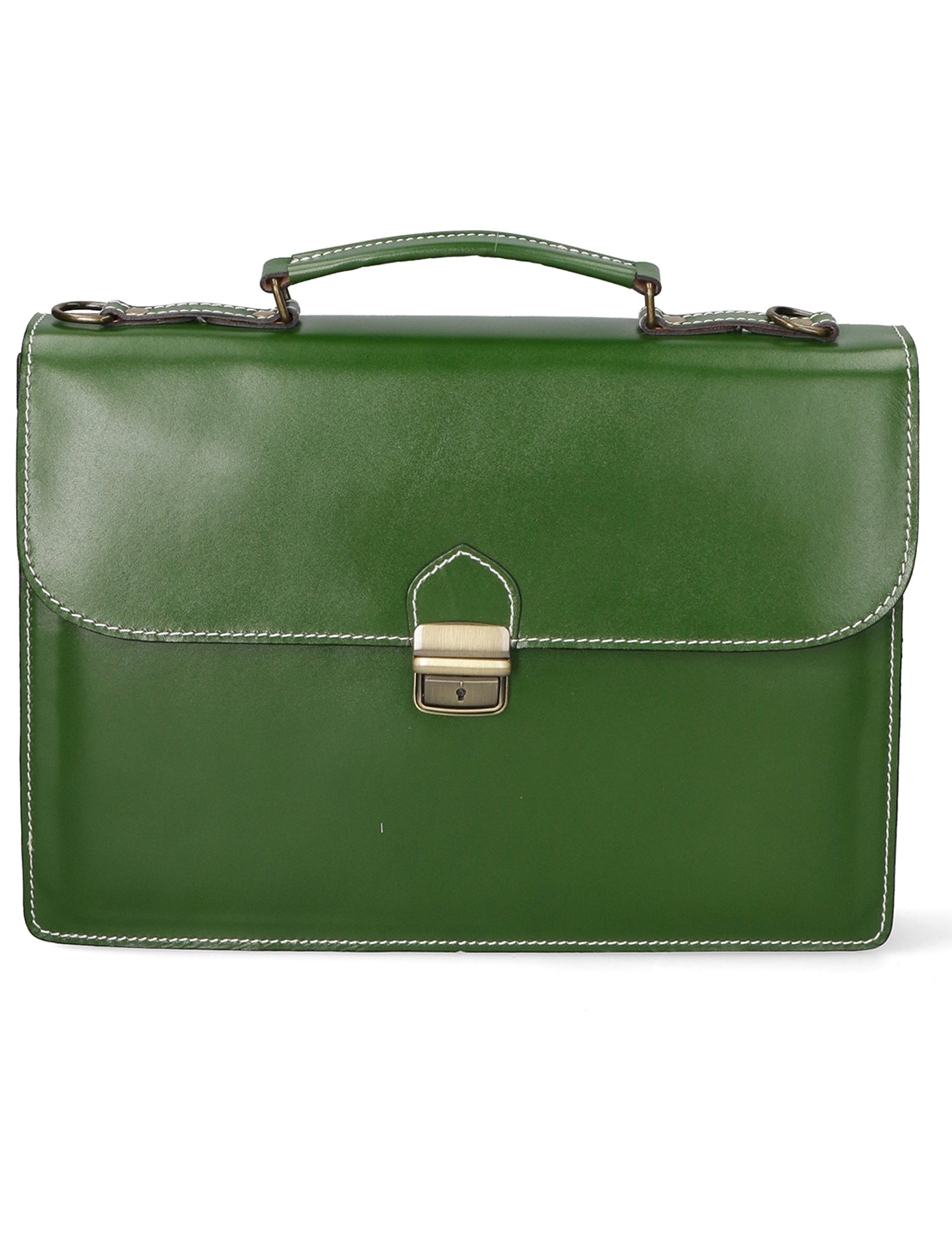 Dafne Borsa in Vera Pelle Verde Chiara Ferretti