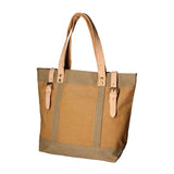 Maura Unisex Handbag in Canvas and Leather Fashion Bag 38x37x16 cm