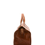Borsa da viaggio unisex in vera pelle 100% cotone 4091-MIELE Alessia Firenze