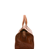 Borsa da viaggio unisex in vera pelle 100% cotone 4091-MIELE Alessia Firenze