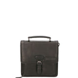 Borsa a mano da uomo Vera pelle HILB-4004-NERO Hill Burry