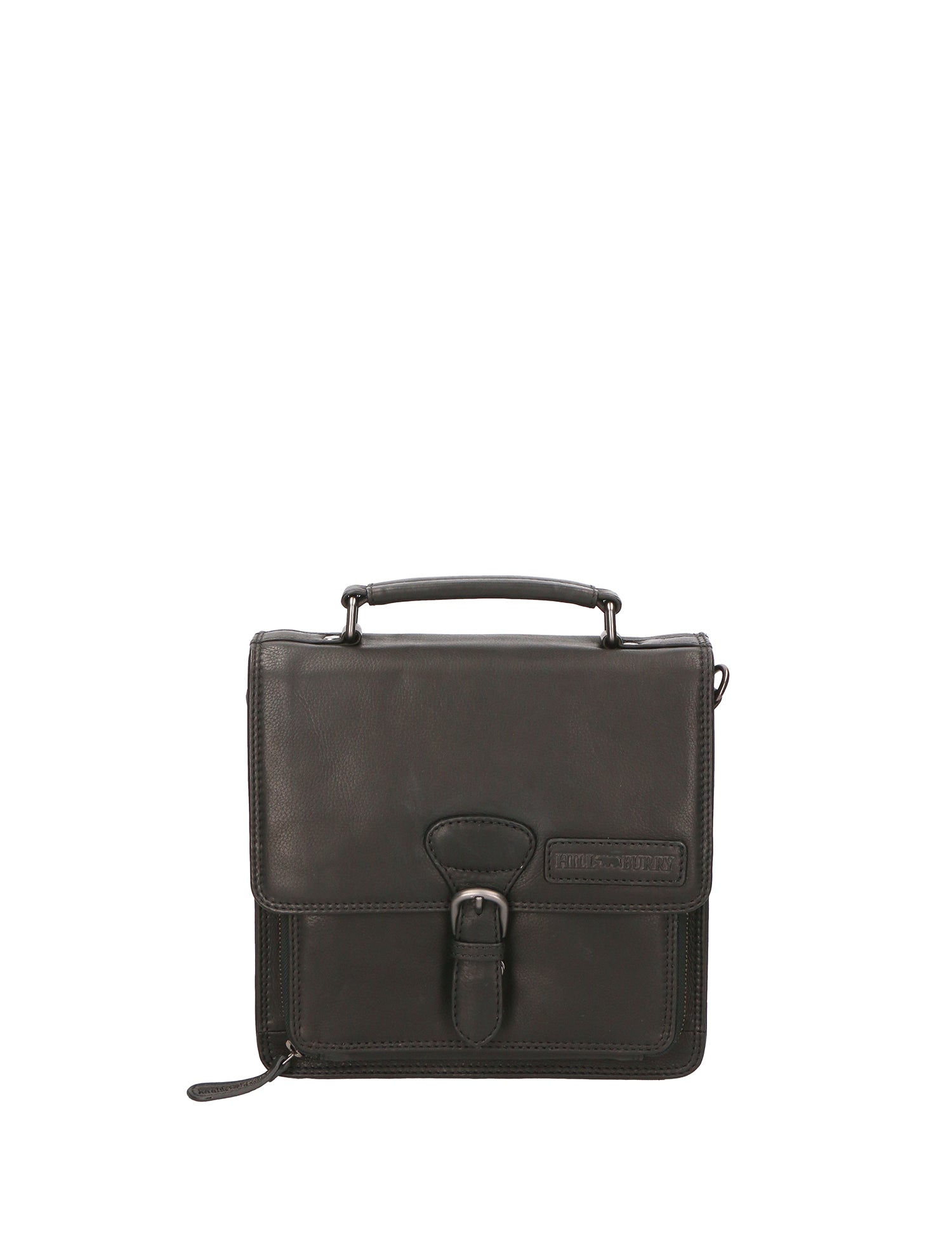 Borsa a mano da uomo Vera pelle HILB-4004-NERO Hill Burry
