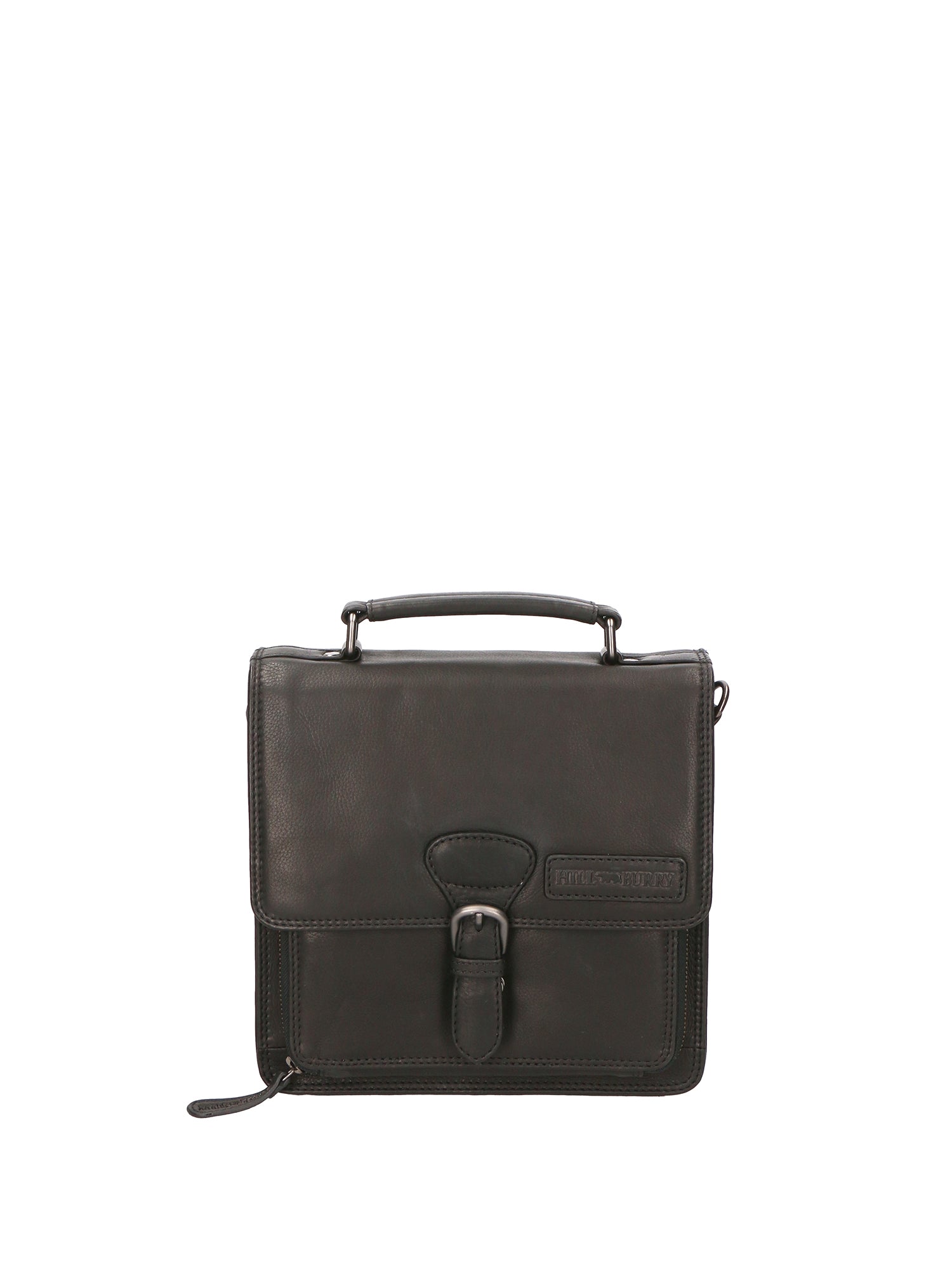 Borsa a mano da uomo Vera pelle HILB-4004-NERO Hill Burry