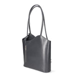 Fabiola Borsa a spalla da donna 100% pelle 9039-GRIGIO GREY Gave Lux