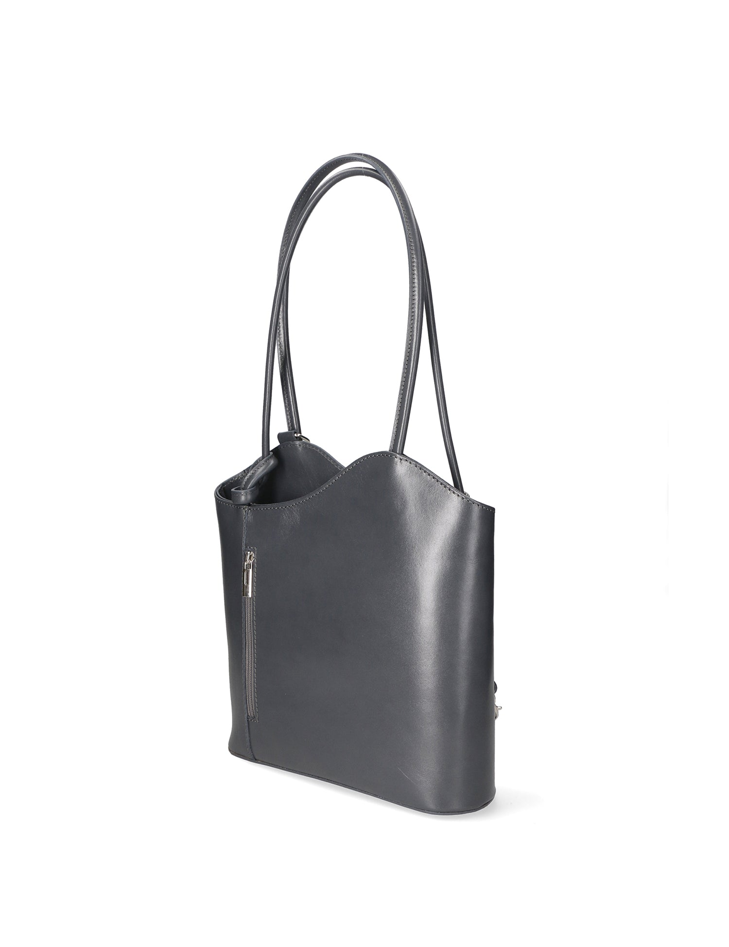 Fabiola Borsa a spalla da donna 100% pelle 9039-GRIGIO GREY Gave Lux