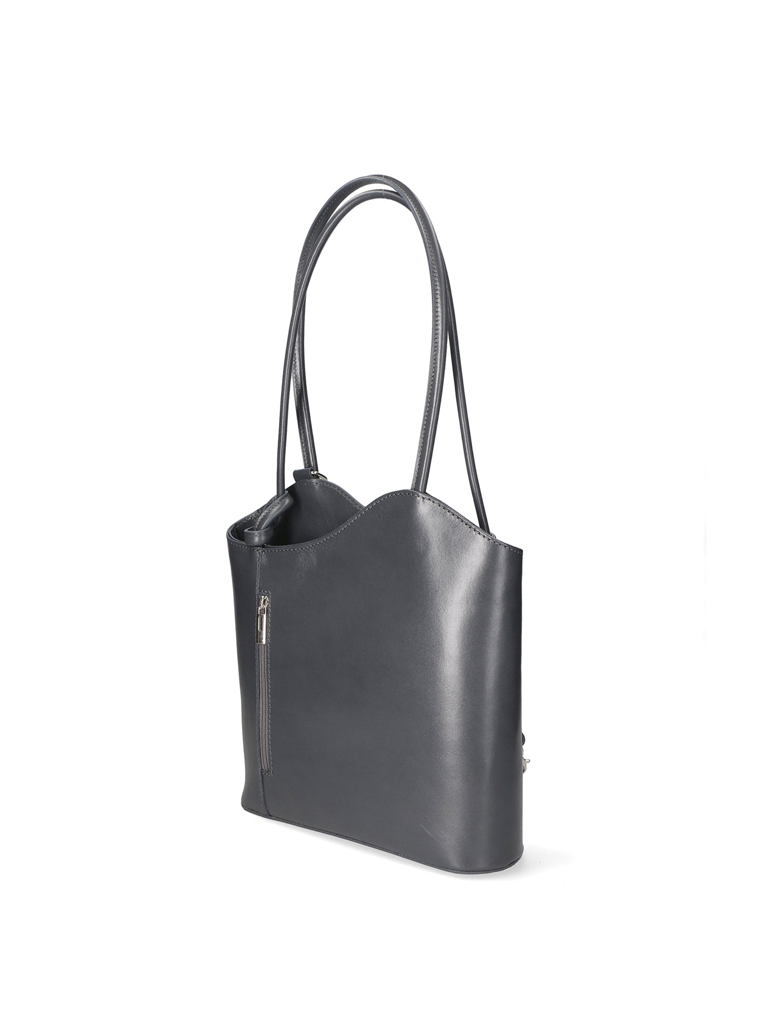 Fabiola Borsa a spalla da donna 100% pelle 9039-GRIGIO GREY Gave Lux