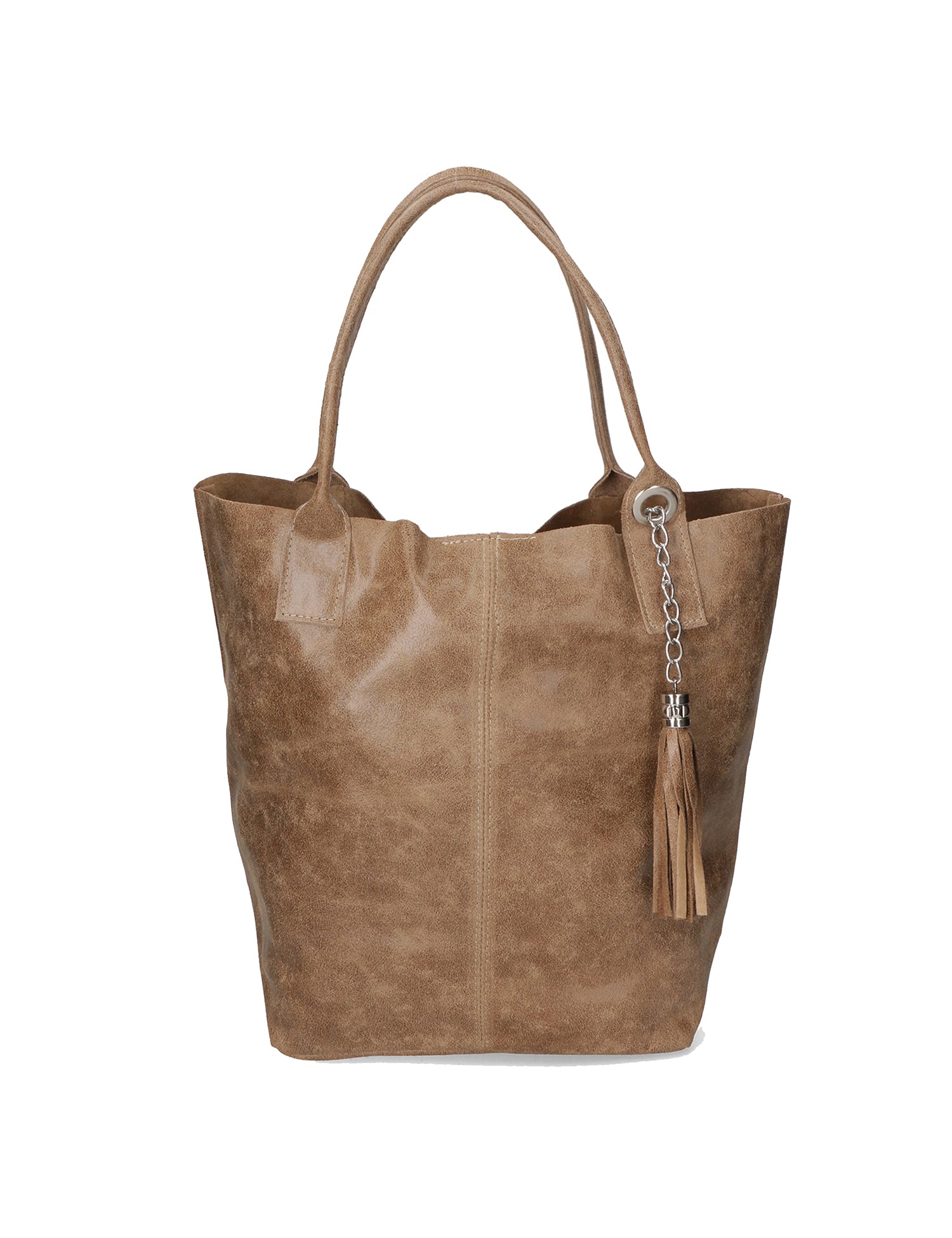 Althea Borsa a mano da donna Vera pelle 5190-009 TAUPE SCURO Gave Lux