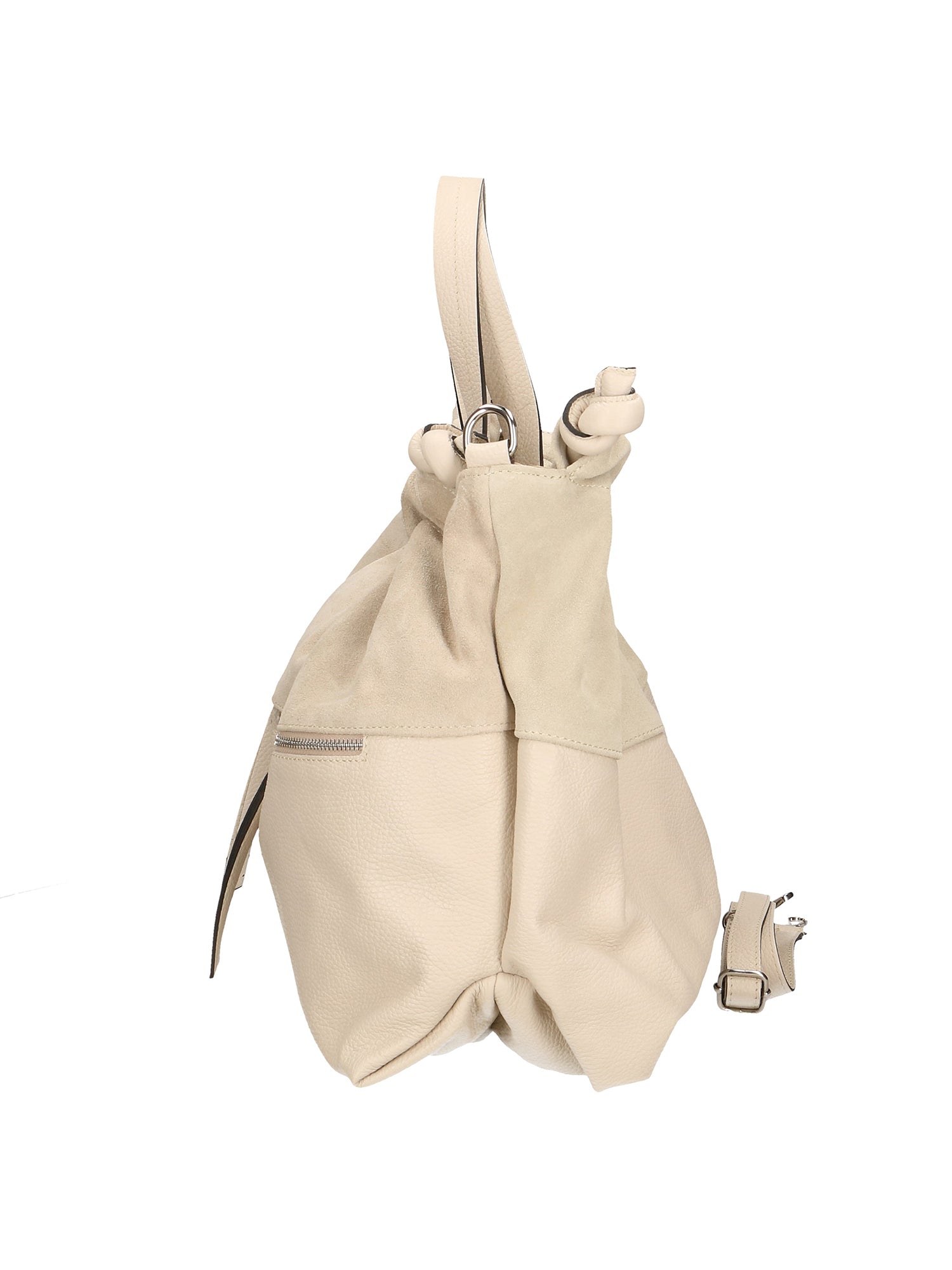 Firenze Borsa a mano da donna Vera pelle 01838-D37 LATTE MILK Gave Lux