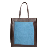 Borsa a mano da donna Pelle e Camoscio MYB-6023-FW-07012 CARTA ZUCCHERO My Best Bag