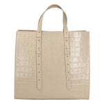 Borsa a mano da donna Vera pelle croco MYB-7004-SSCOCCO-C37 BEIGE BEIGE My Best Bag
