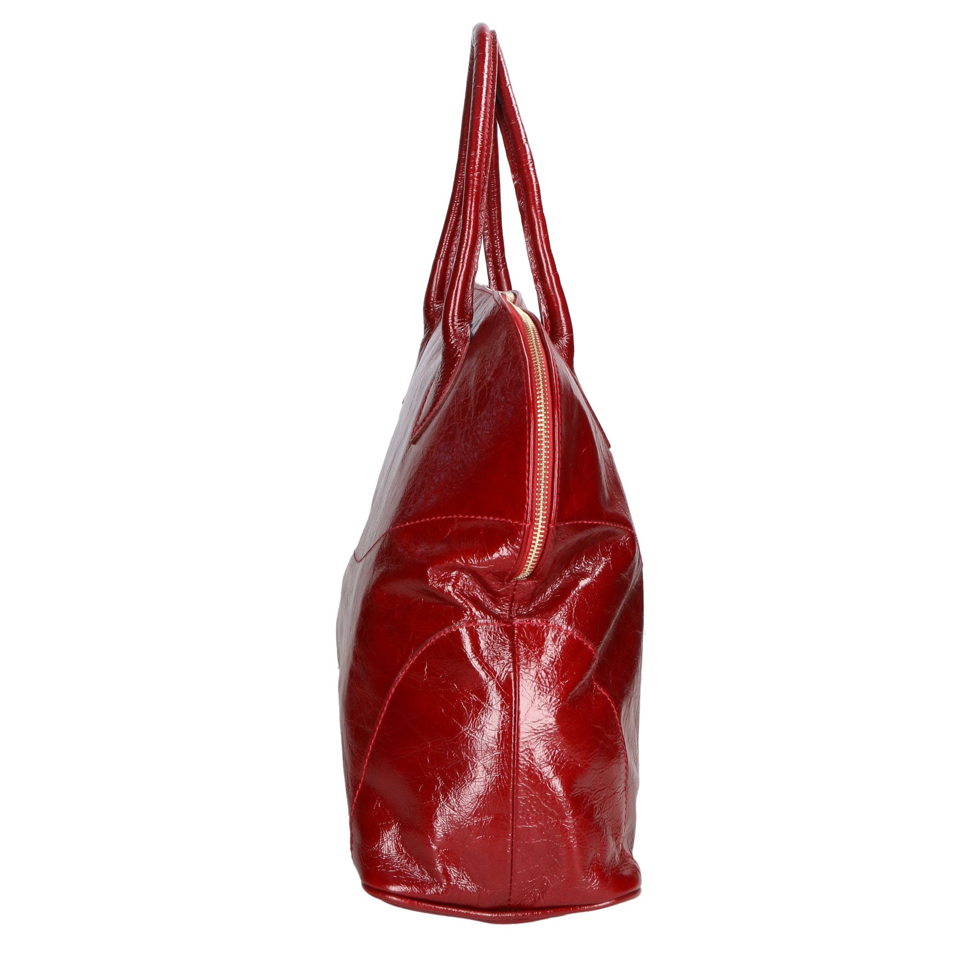 Borsa a mano da donna 100% vera pelle MYB-6013-FW-702 ROSSO My Best Bag