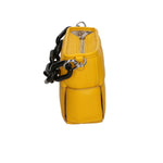Aida Borsa a mano da donna Vera pelle 04722-D04 GIALLO YELLOW Gave Lux