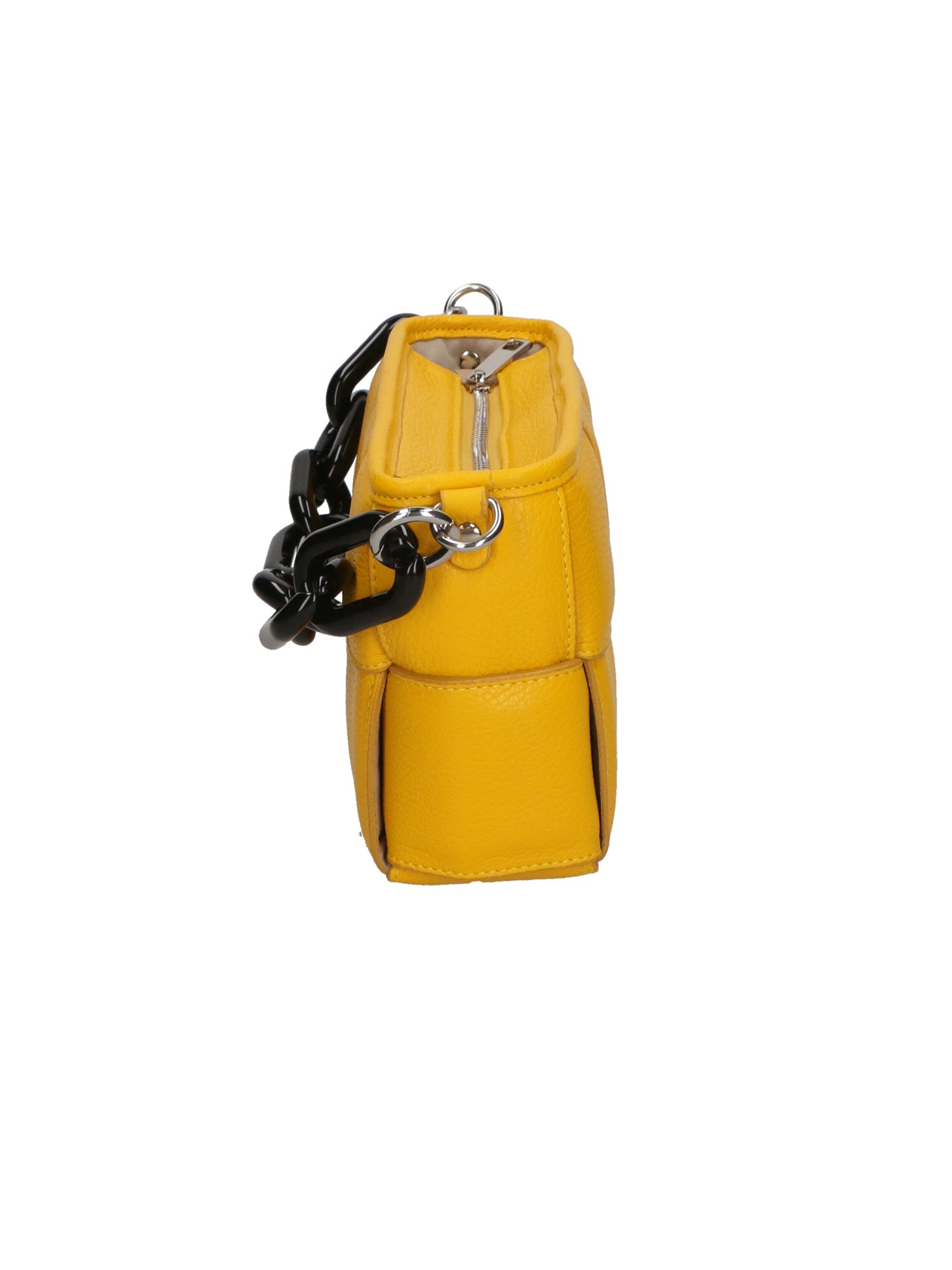 Aida Borsa a mano da donna Vera pelle 04722-D04 GIALLO YELLOW Gave Lux