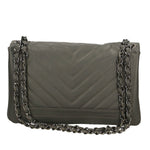 Bologna Borsa a spalla da donna Vera pelle 6590-GRIGIO GREY Gave Lux