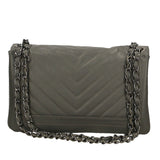 Bologna Borsa a spalla da donna Vera pelle 6590-GRIGIO GREY Gave Lux