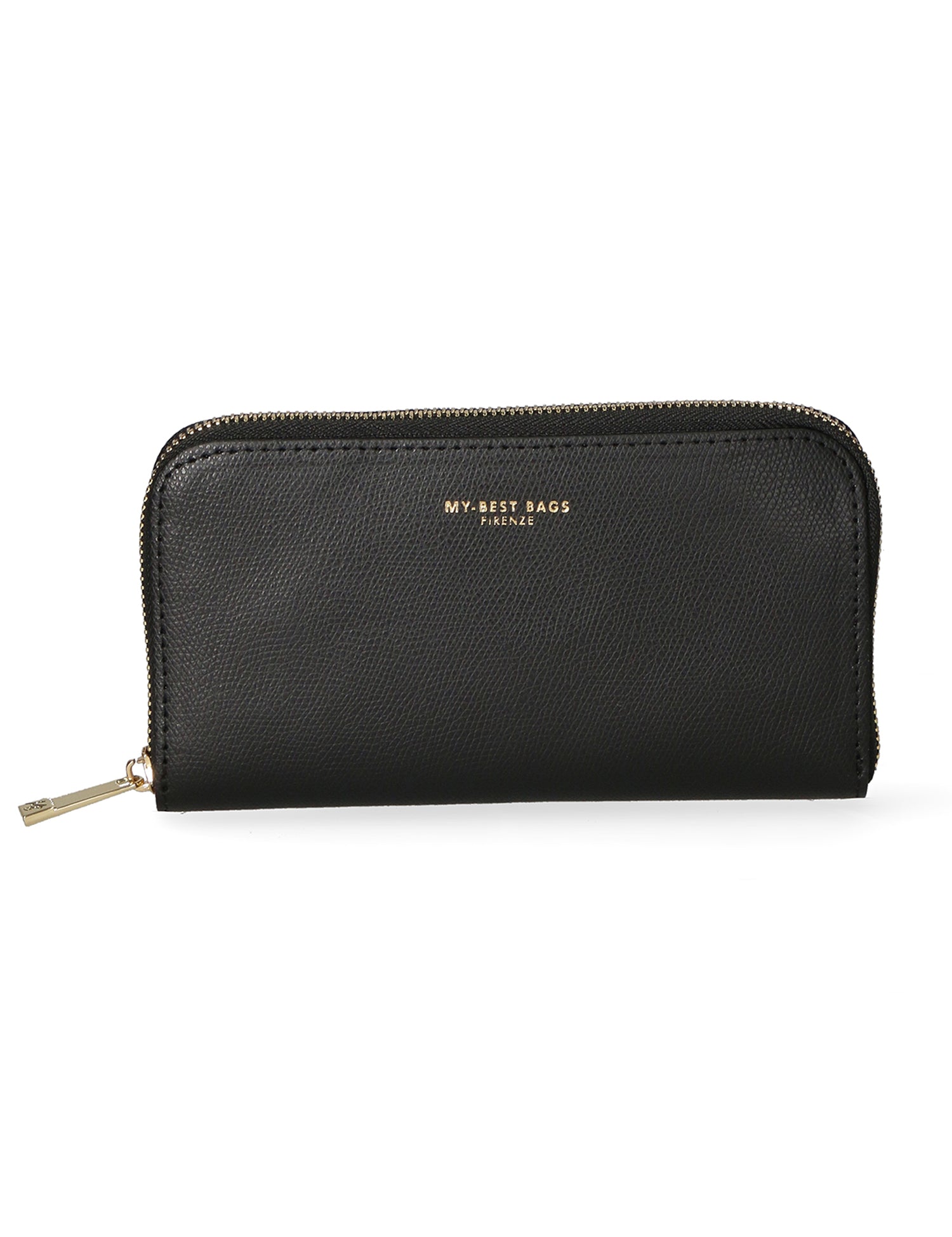 Portafoglio da donna in vera pelle 100% pelle MYB-8054-FW-NERO My Best Bag