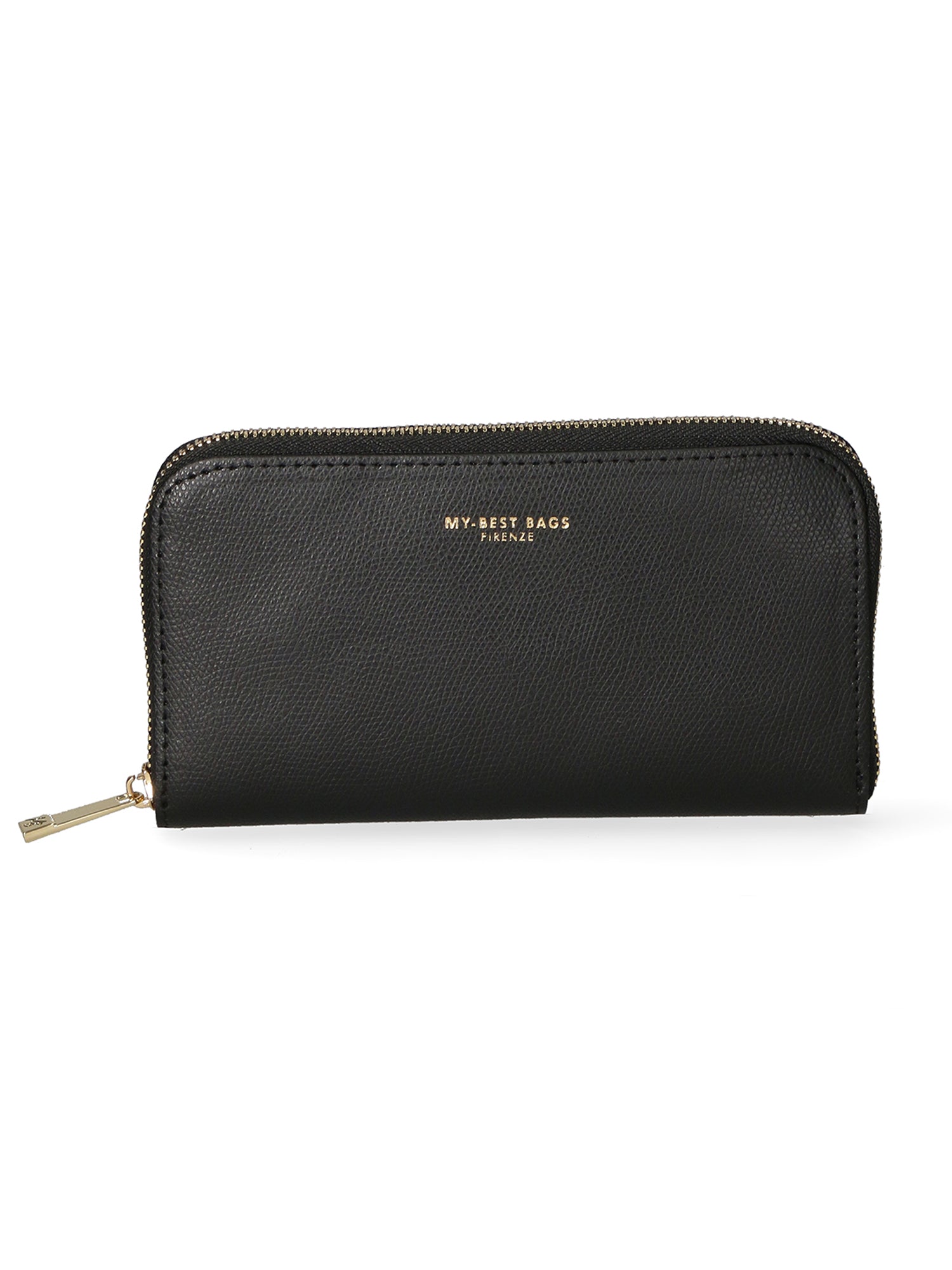 Portafoglio da donna in vera pelle 100% pelle MYB-8054-FW-NERO My Best Bag