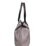 Clarissa Borsa a mano da donna Vera pelle 5276-018 GRIGIO MEDIO Gave Lux