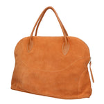Borsa a mano da donna 100% pelle scamosciata MYB-6014-FW-03292 CUOIO COGNAC My Best Bag