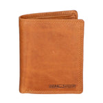 Portafoglio uomo in vera pelle RFID HILB-6402-CUOIO Hill Burry