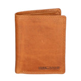 Portafoglio uomo in vera pelle RFID HILB-6402-CUOIO Hill Burry